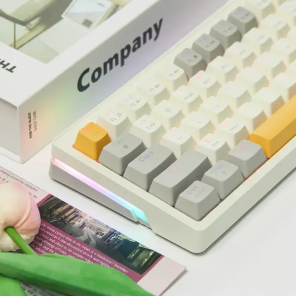 คีย์บอร์ดไร้สาย Mechanical Keyboard 63ปุ่ม - Image 2
