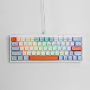 คีย์บอร์ดไร้สาย Mechanical Keyboard 63ปุ่ม