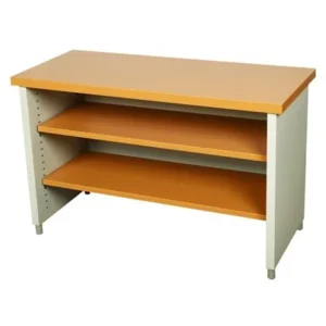 โต๊ะทำงานเหล็ก LUCKY WORLD KDS-120-EG 120 ซม. สีน้ำตาล