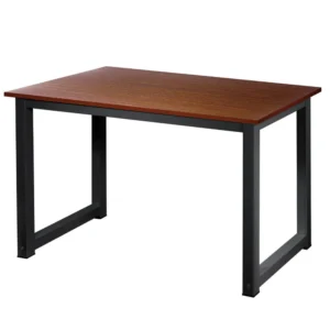โต๊ะทำงาน InnHome รุ่น INH-140 ยาว 140 ซม. สี Teak